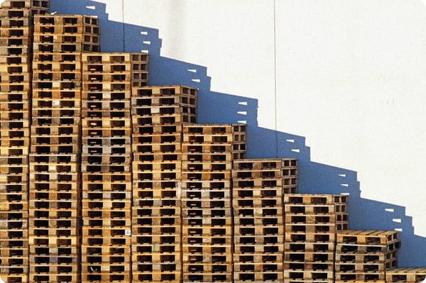 stacked pallets